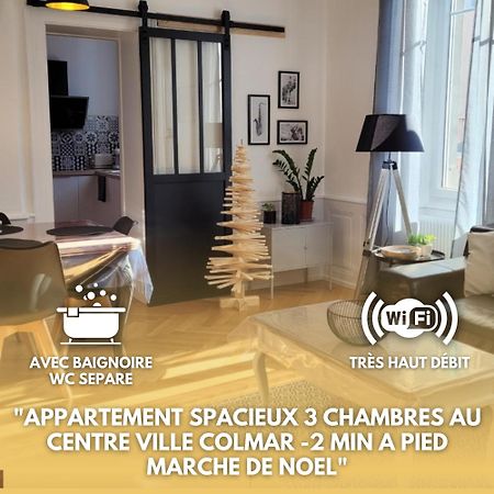 Colmar Centre Ville 6 Couchages 3 Grandes Chambres Exteriör bild