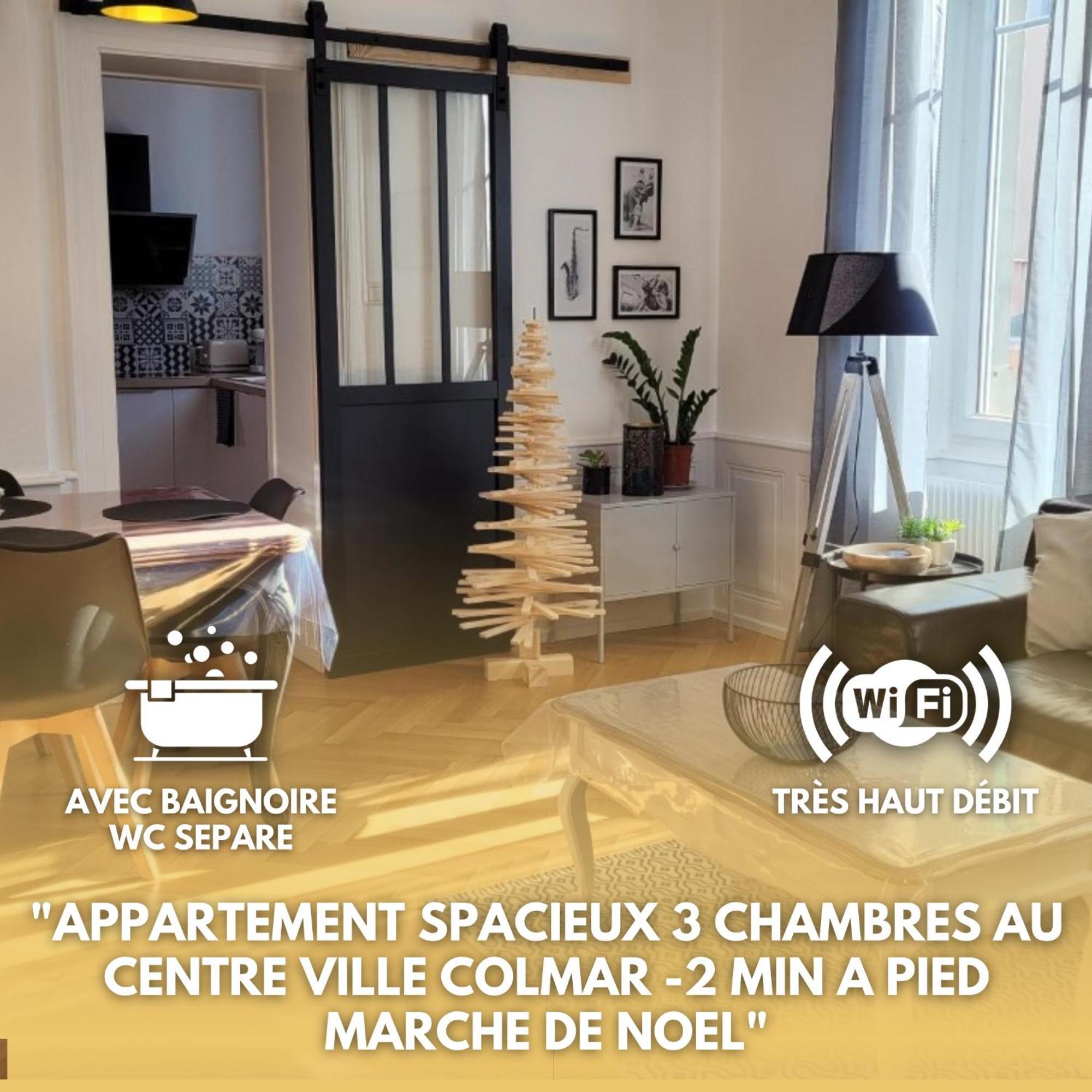 Colmar Centre Ville 6 Couchages 3 Grandes Chambres Exteriör bild